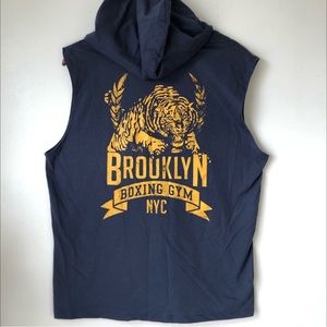 Fifth Sun Brooklyn Boxing Gym Blue Sleeveless Tank